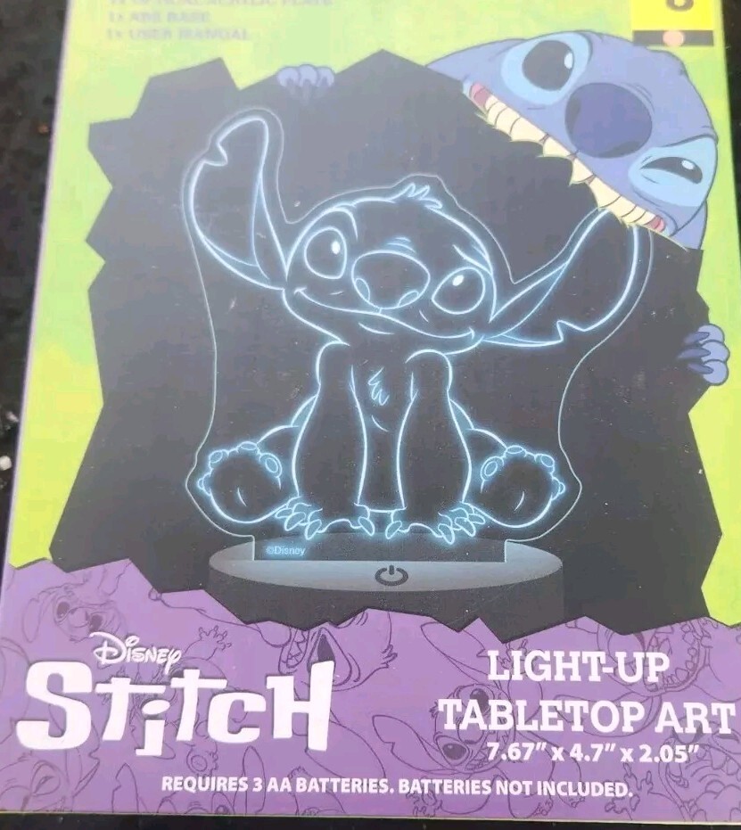 Stitch Disney Light-up Tabletop Art Acrylic