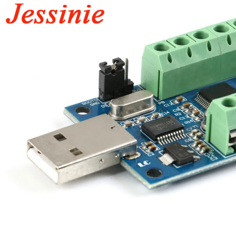 STM32F103C8T6 ADC Module - 10 Channel 12Bit USB Data Acquisition UART