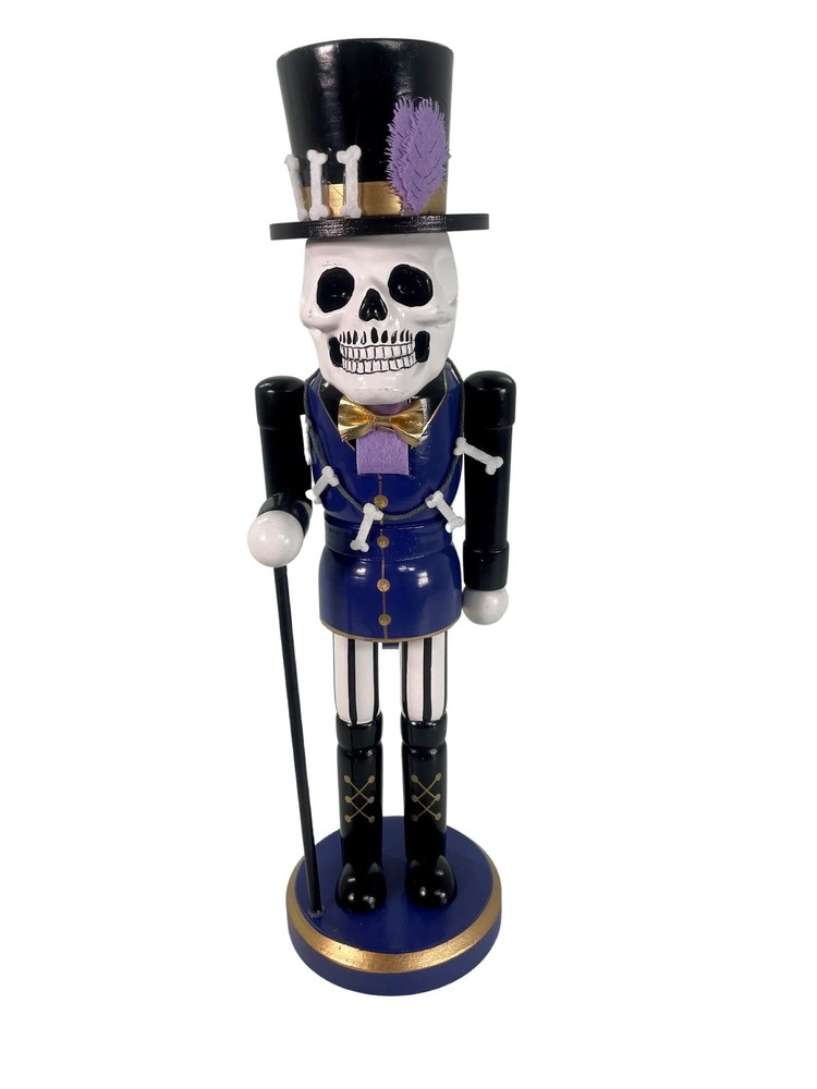 Santa's Workshop 14" Voodoo Nutcracker Purple 70172