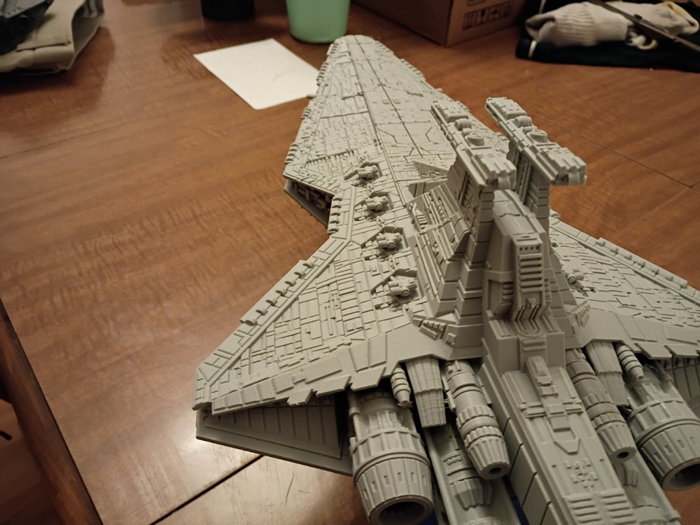 Star Wars Armada Venator Super Star Destroyer Scale With Display Stand