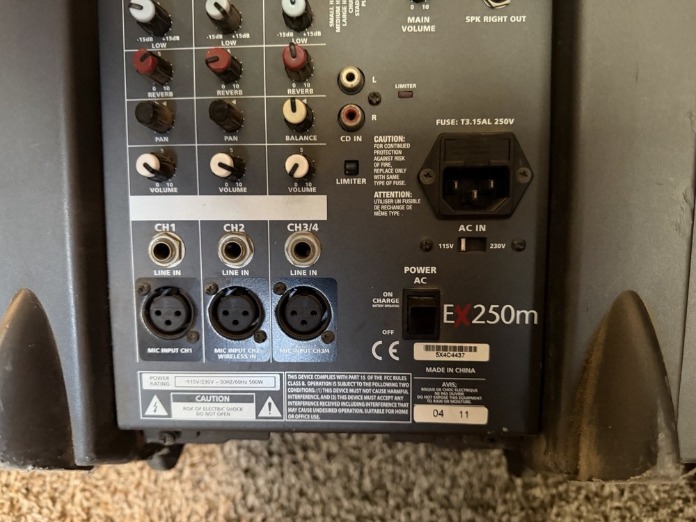 Samson Expedition Express EX250m Portable PA System