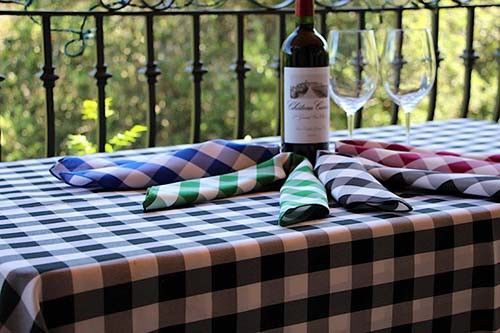 Checkered Tablecloth, Gingham Tablecloth, All Sizes