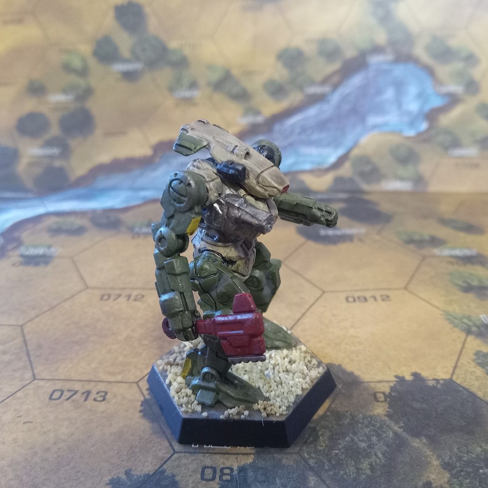 Battletech, Hansen's Roughriders Battle Lance, Partial Custom Painted.