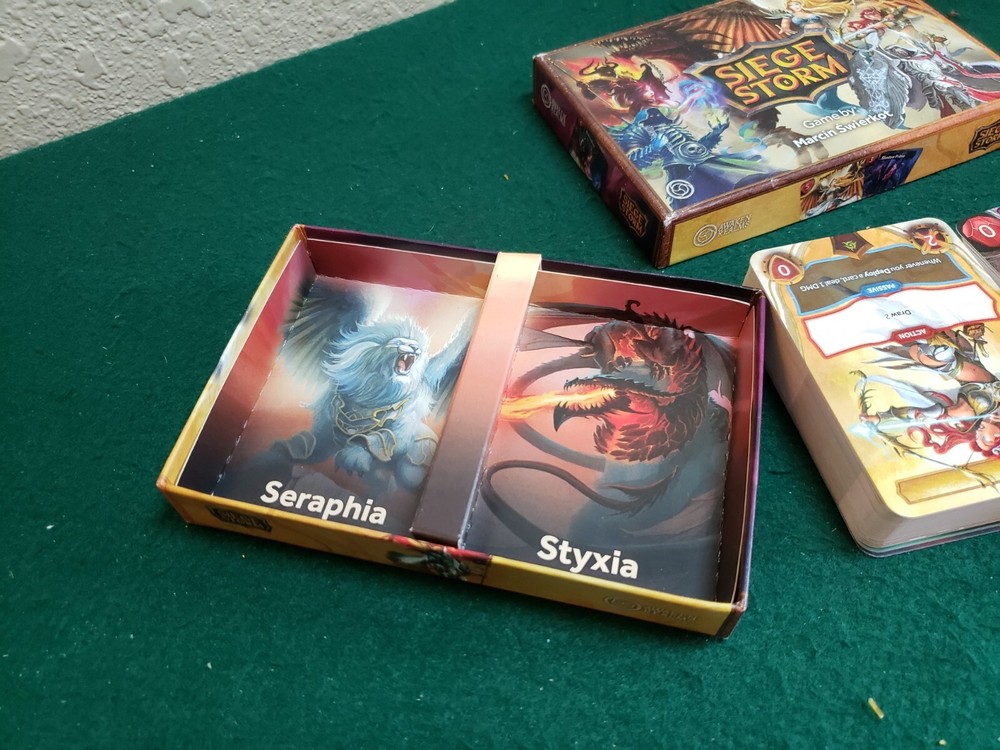 Siege Storm Card Game, Pre-owned, Complete