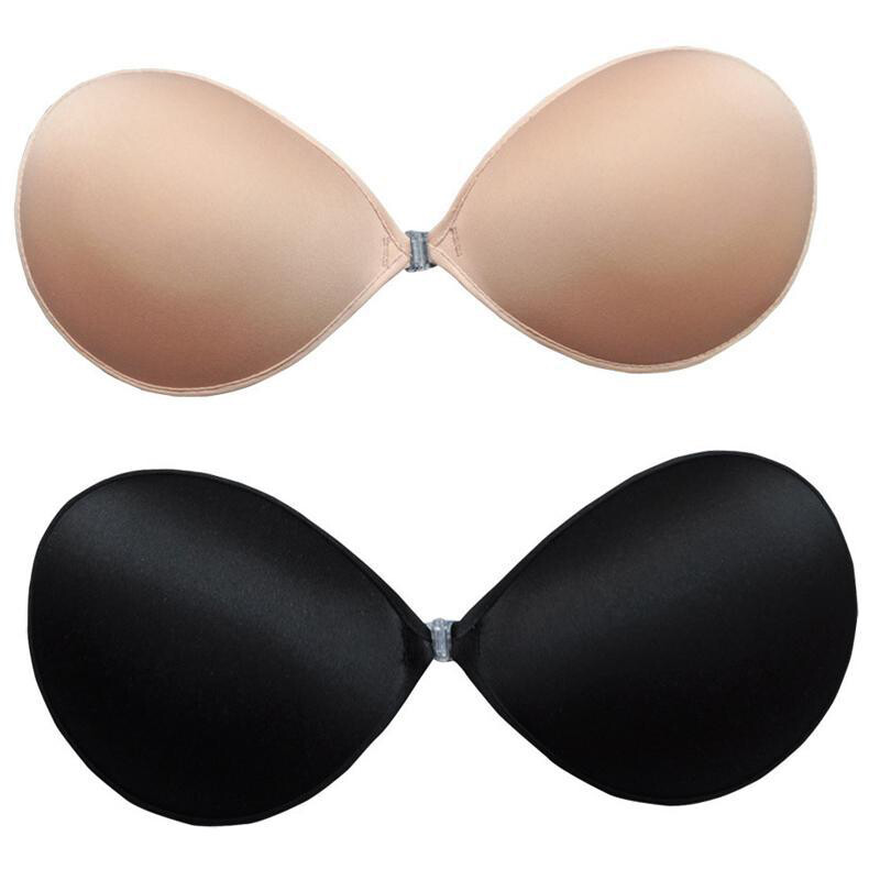 Silicone Self-Adhesive Stick On Gel Push Up Strapless Backless Invisible Bras☆