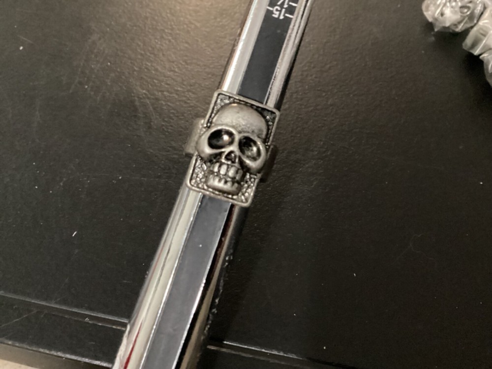 Metal Thick Scull Ring Halloween