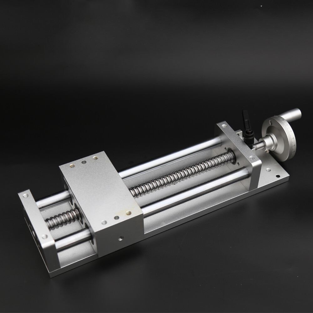 200mm/400mm Manual Sliding Table Linear Stage Linear Actuator CNC Sliding Stroke