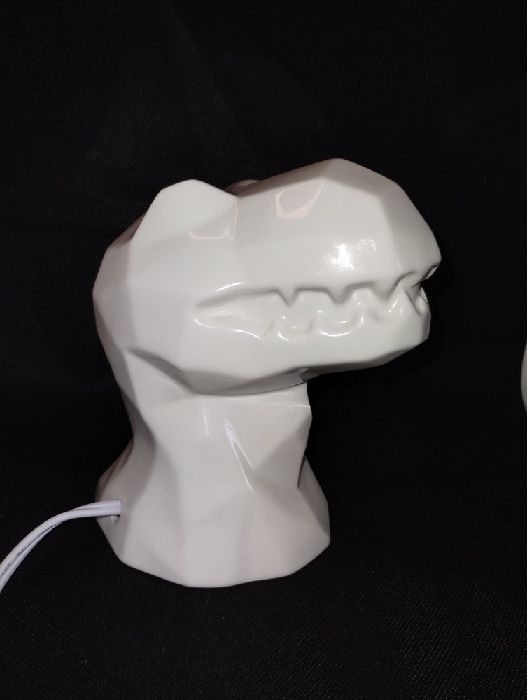 Target Dinosaur White T-Rex head Nightlight / 6" X 5"