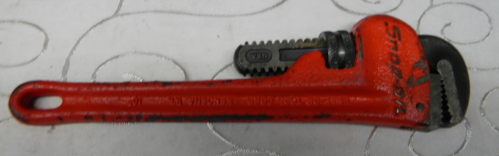SNAP-ON 10" EXTERNAL PIPE WRENCH #PW10C