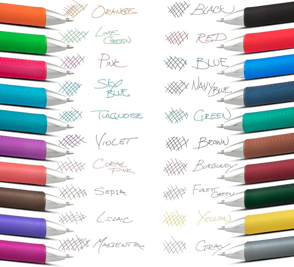 EnerGel RTX Retractable Pen, Assorted Colors, 20 Count
