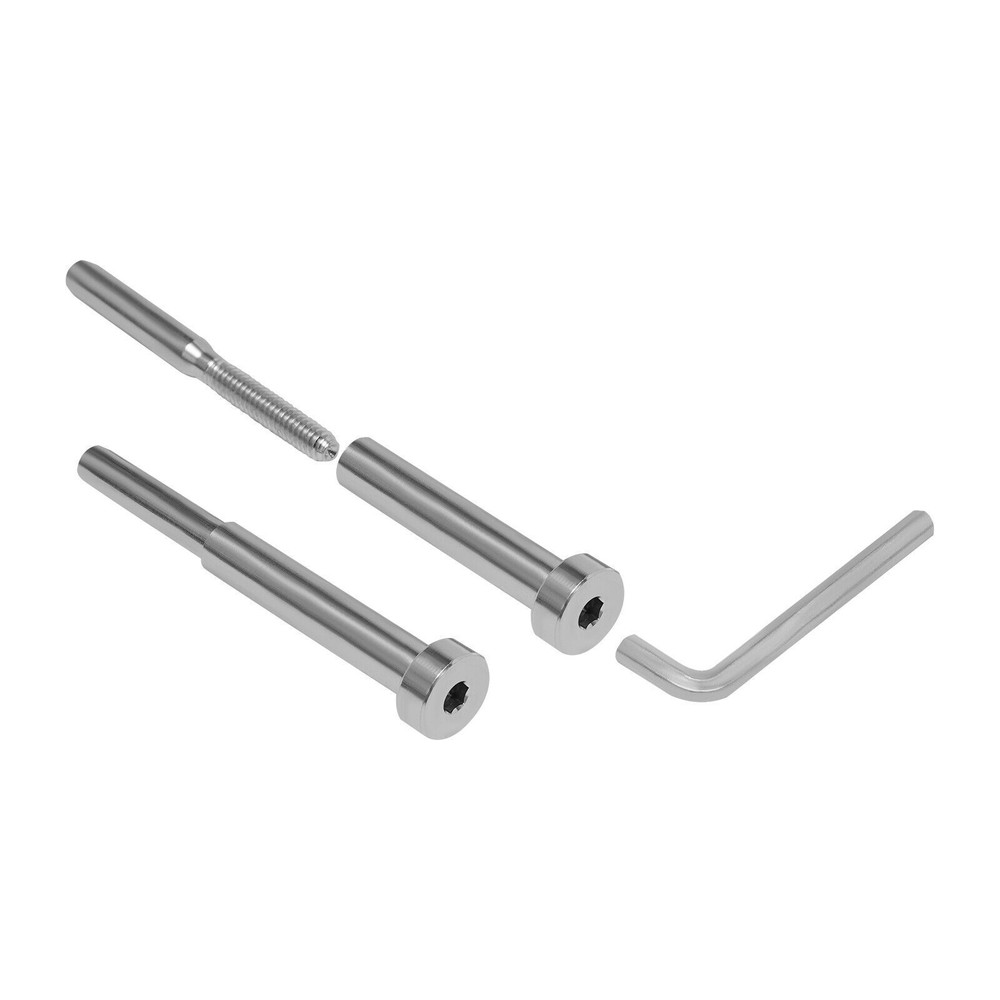 20 PCS Cable Railing Hardware Invisible Receiver Swage Stud End Fitting Kits New