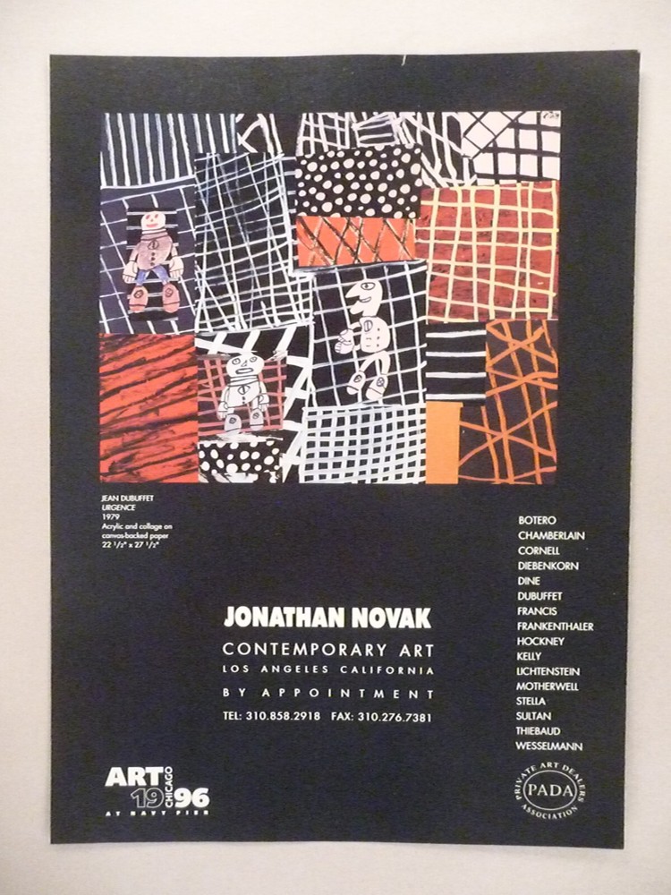 Jonathan Novak MAGAZINE AD - 1996