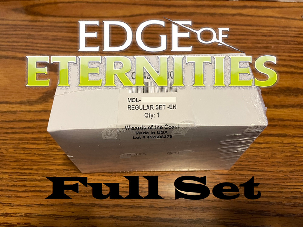EDGE OF ETERNITIES EOE Sealed Complete Full Set MtG Magic Commander