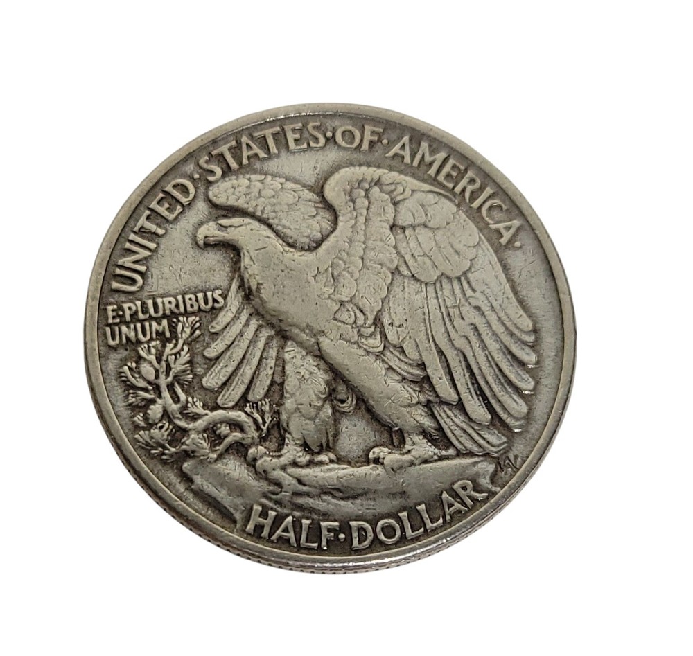 HTF Double Sided Magic Trick Two-Tailed Walking Liberty Half Dollar + Quarter