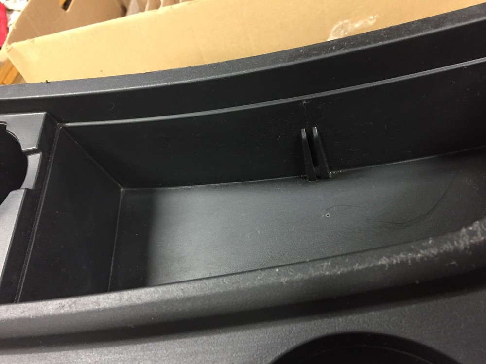 97-15 Ford E-150 E-250 E-350 E-450 Econoline Van Gray Center Console Cup Holder