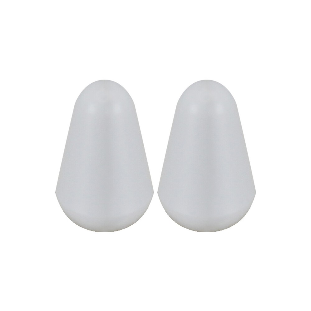 100pcs ST Guitar Switch Tip Knobs 5 Way Switch Tip Caps Plastic White Color