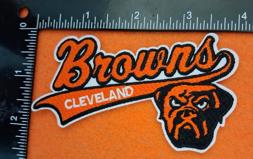 CLEVELAND BROWNS IRON ON PATCH