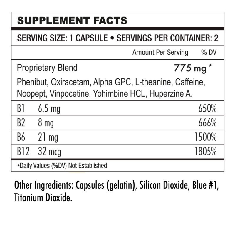 Derall Boost Next Level Focus - Mental Focus No Crash 775mg