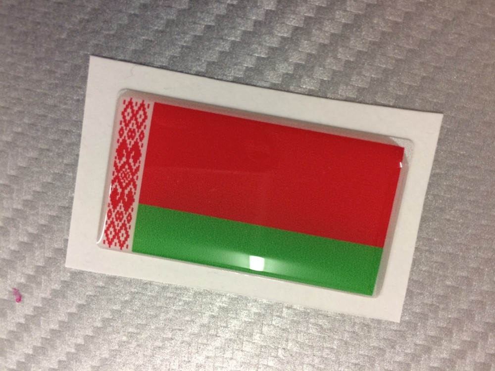 3D Resin Flag Belarus 45 X 25 Mm