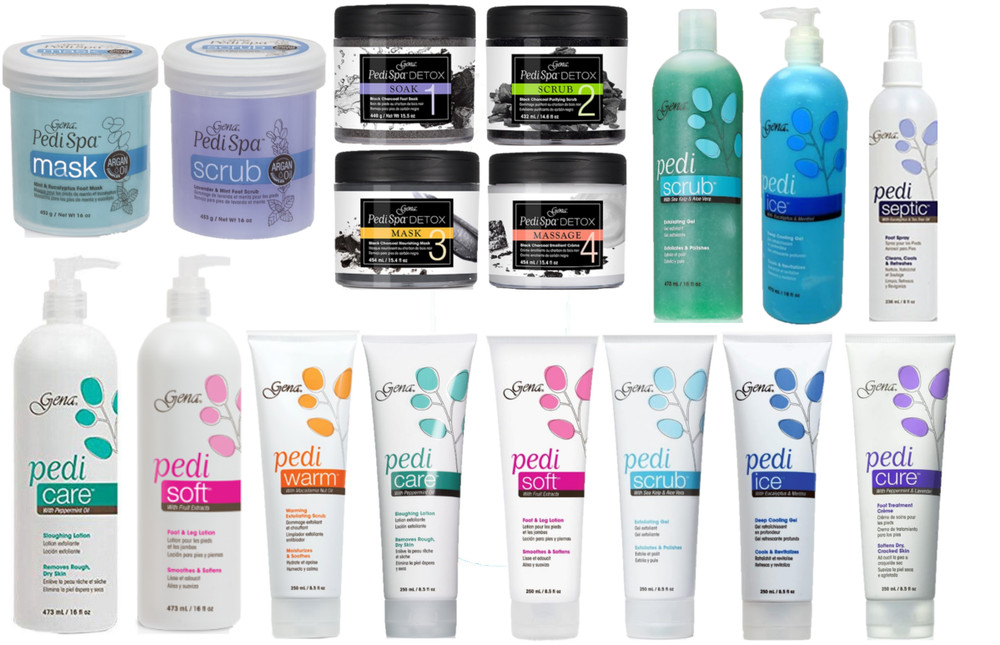 Gena Pedi Spa With Argan Oil Complex - CHOOSE FROM: