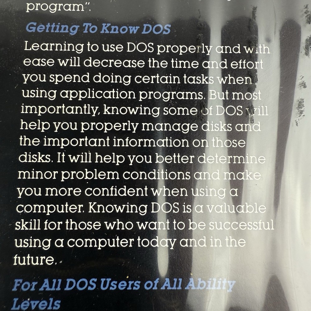 Individual Software Professor DOS Interactive Tutorial Simulation Vintage 1984