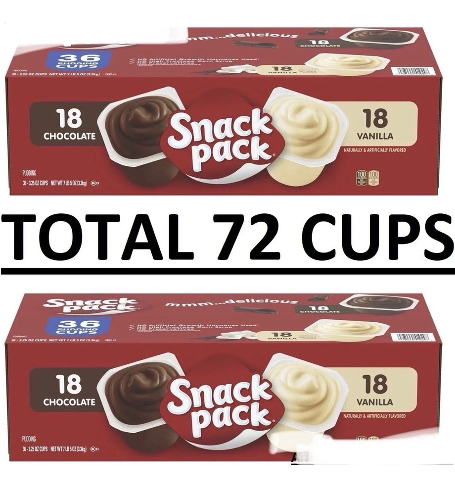Snack Pack Pudding Variety Pack (3.25 oz., 72 pk.)
