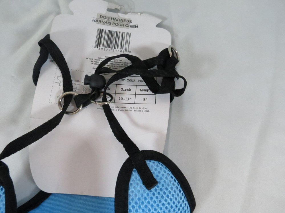 Harness top Dog Comfort Blue & Black Size Small