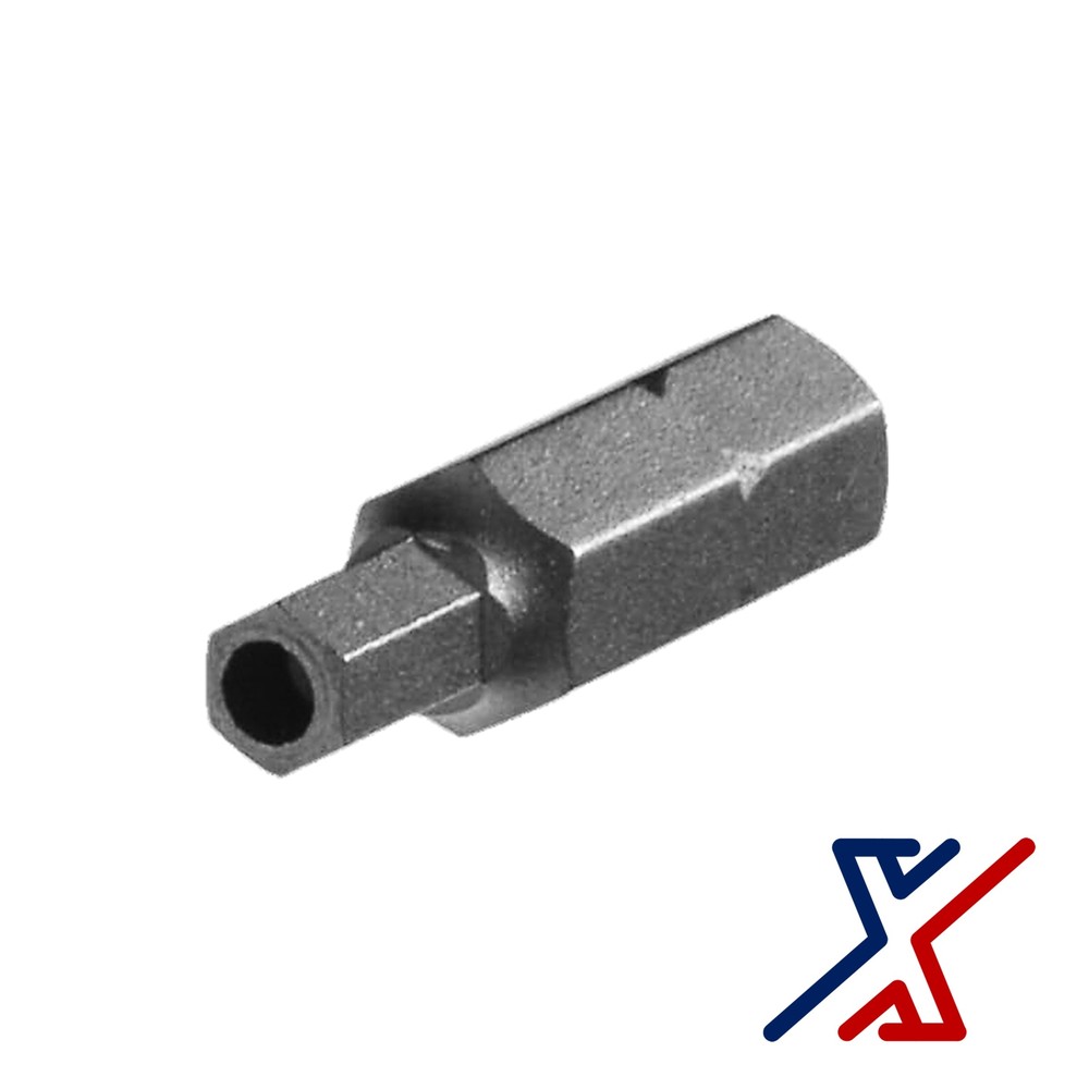1/8" Hex Security Driver Bit, 1" Long by X1 Tools