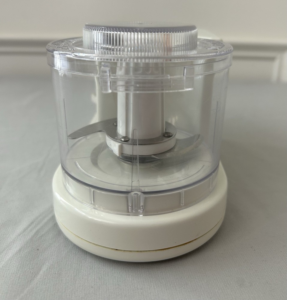 White Toastmaster Chopster Model 1111B Tested Working Mini-Chopper