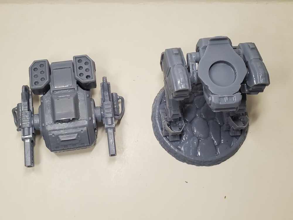 Helldivers 2 Automaton War Assault Strider Miniature