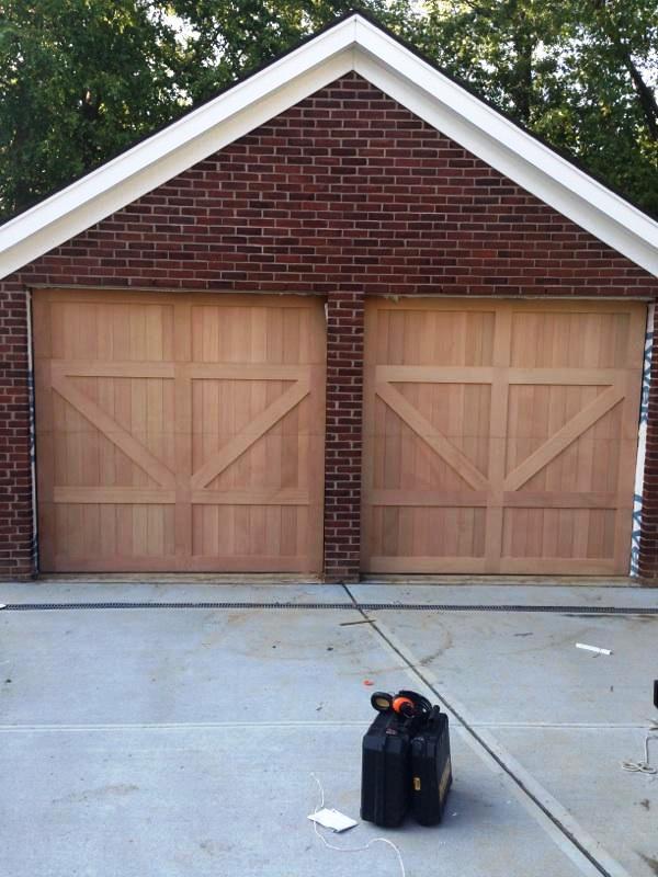 Gabriel Design - [16' x 7'] Barn Style Custom Solid Cedar Wood Garage Door
