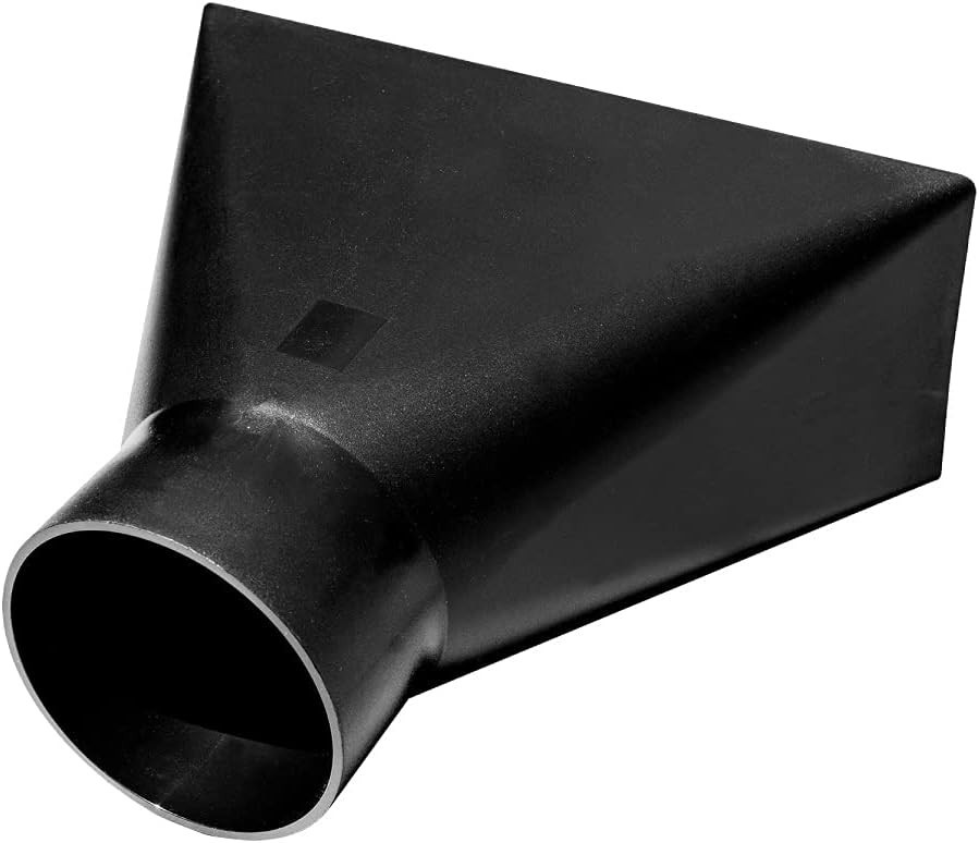 Durable Rectangular Dust Collection Hood - 10x4 inch Attachment for 4-Inch Hoses
