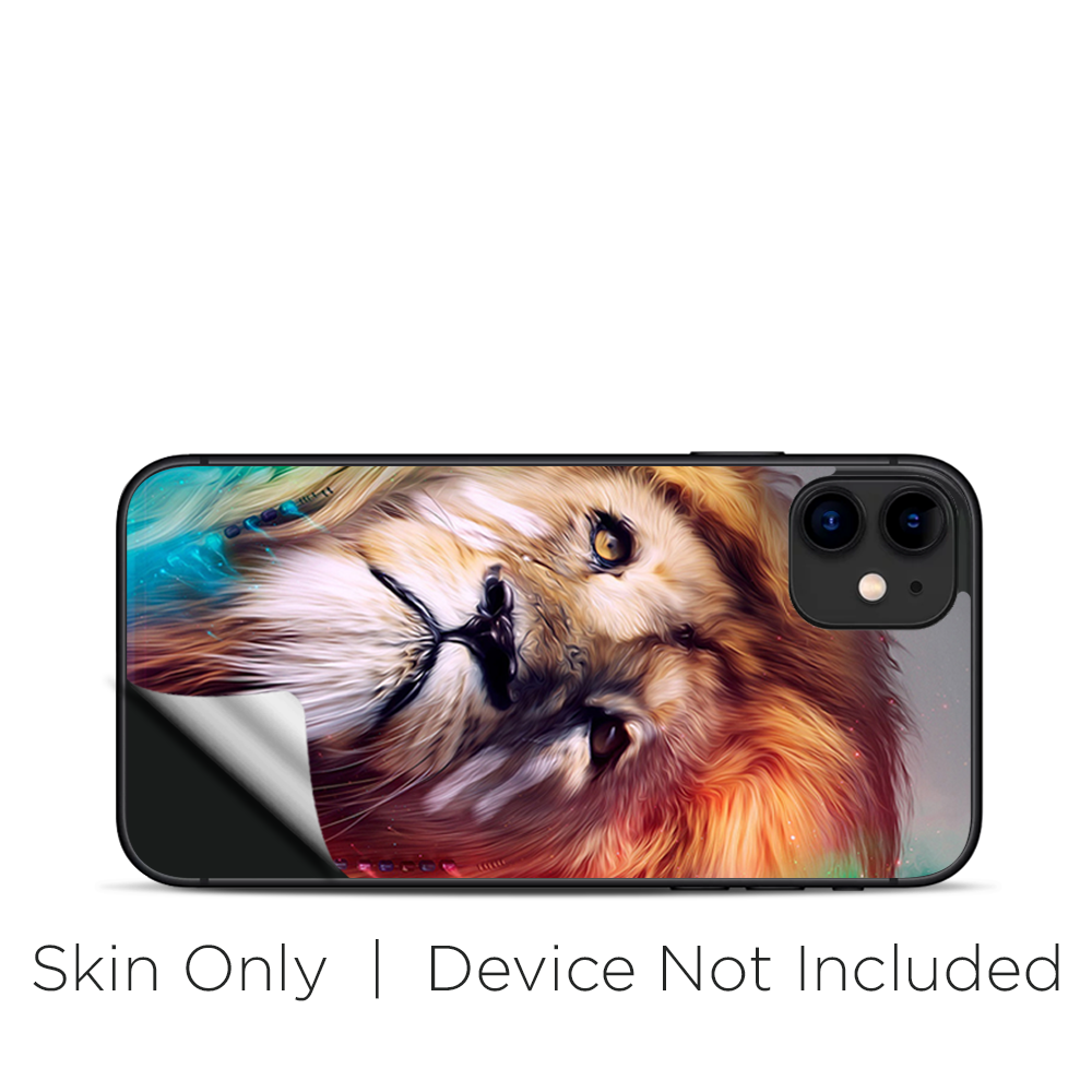 Skins Decal Wrap for Apple iPhone 11 - Lion face