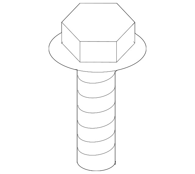 Genuine GM Multi-Purpose Bolt 19316676