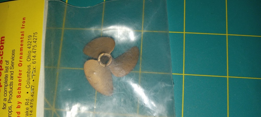 ABC RCBOAT PROPS 3-BLADE 40X52 PROPELLER
