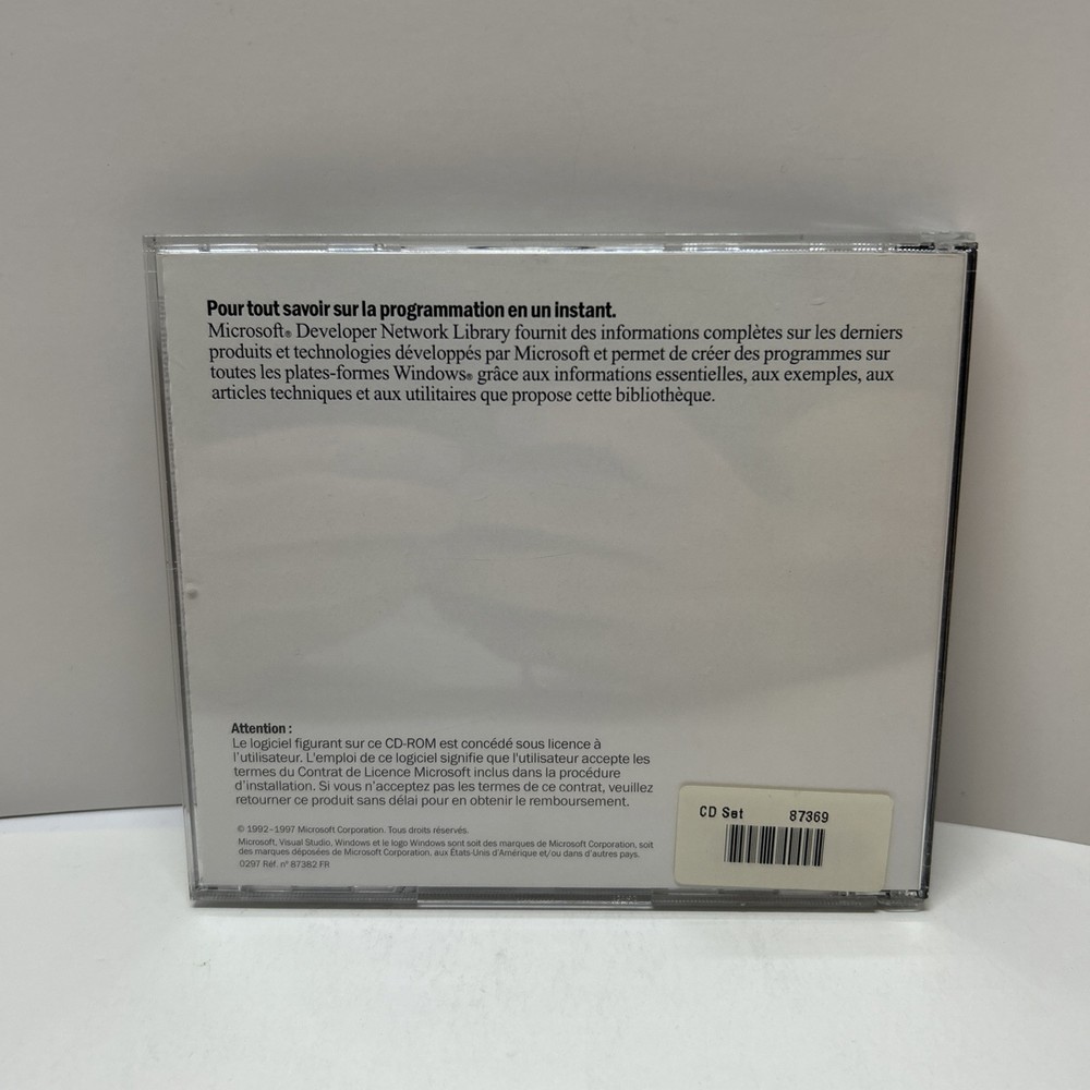 Microsoft Developer Network Library Visual Studio 97 Special Edition - French