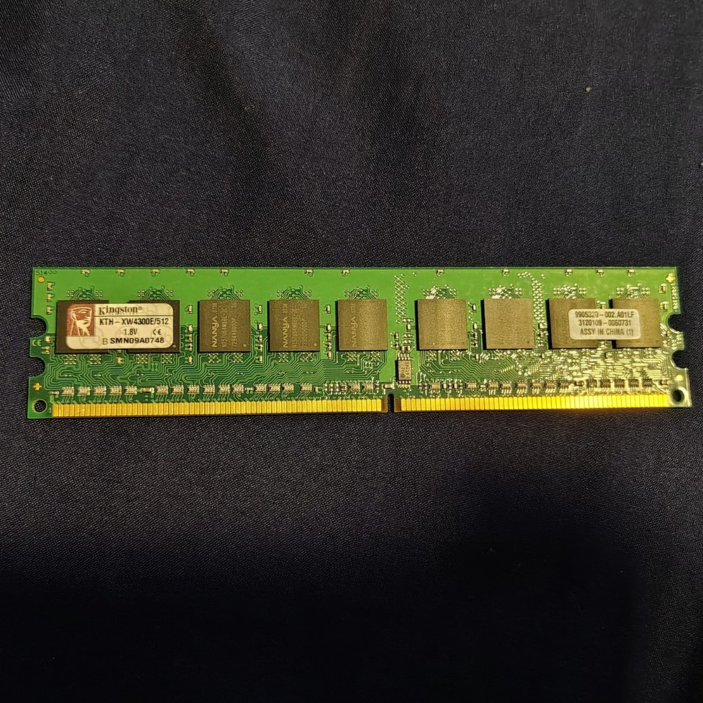 Kingston 512MB DDR2 server memory modules (Model: KTH-XW4300E/512)