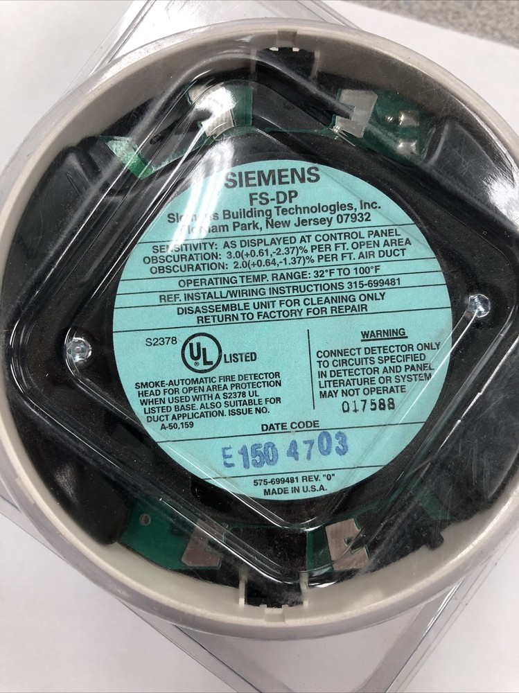 Siemens FS-DP Fire Safety