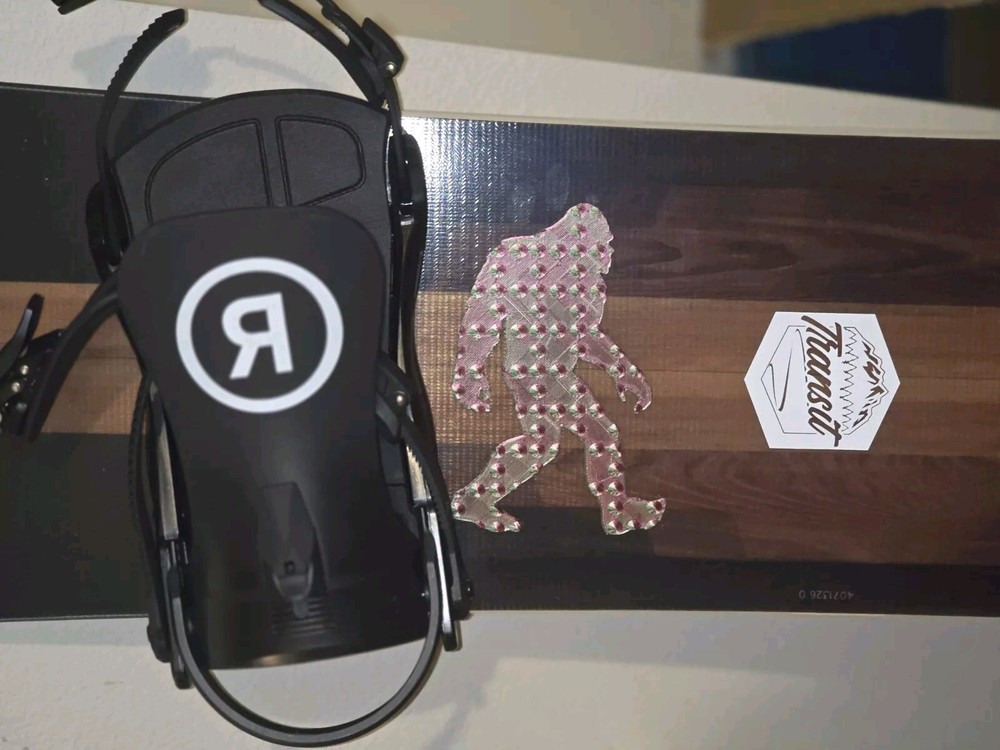 3d Printed Bigfoot Stomp Pad For Snowboards.