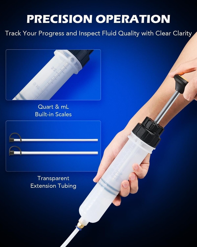 High-Quality 200mL Fluid Extractor with Hose Extensions for Maximum Performance