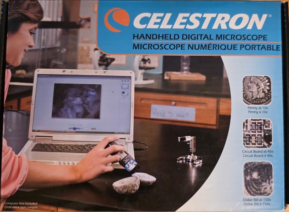 CELESTRON - HANDHELD DIGITAL MICROSCOPE  (2011, Celestron)