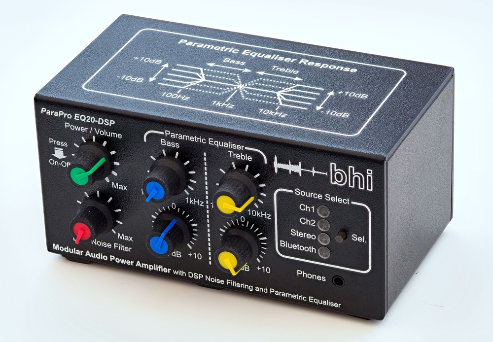 EQ20B-DSP 20W DSP noise cancelling unit with parametric equalisation & Bluetooth