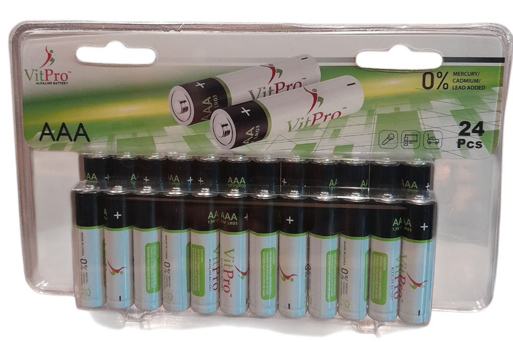 PKCELL  AAA Batteries Combo Pack 24 Count