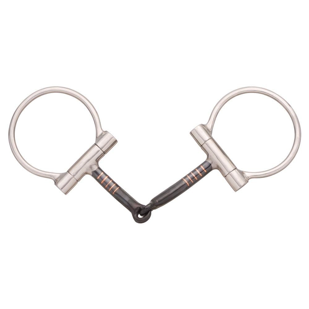 Sweet Iron Snaffle Offset Dee Bit for Horses - Durable, Comfortable, Responsive