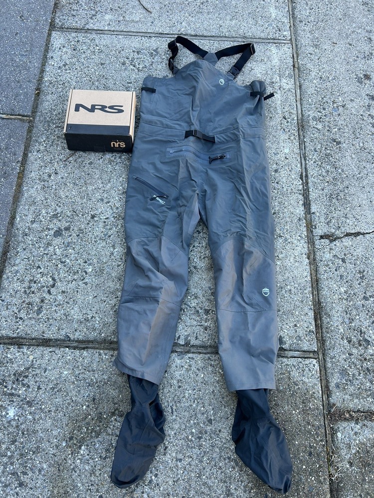 NRS Sidewinder Dry Bibs Lg (used)