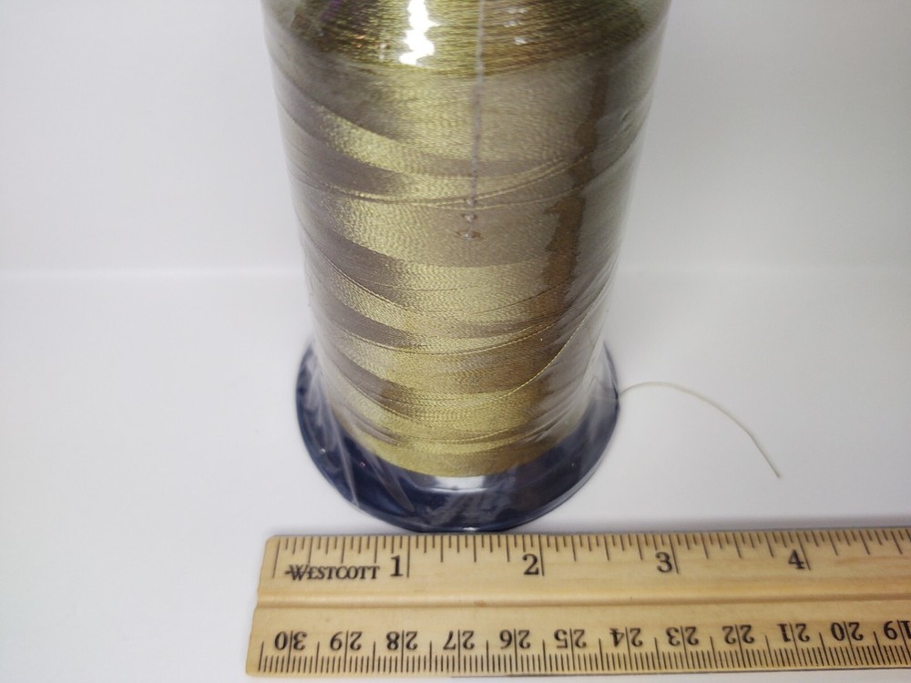 Fufus Chartreuse 5000m Polyester Thread Cone Color # PF287 Lot # 27073