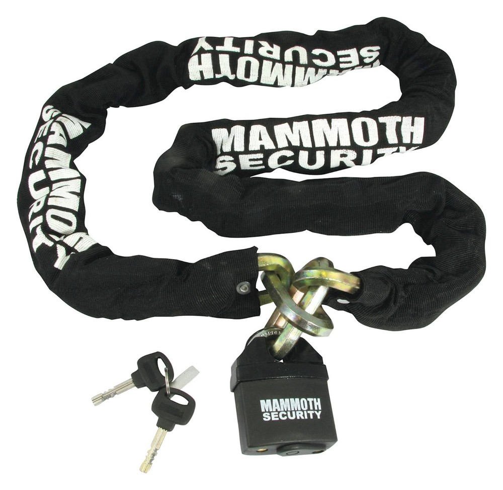Open Box Mammoth 12mm Hexagon Lock & Chain - 1.8m Length