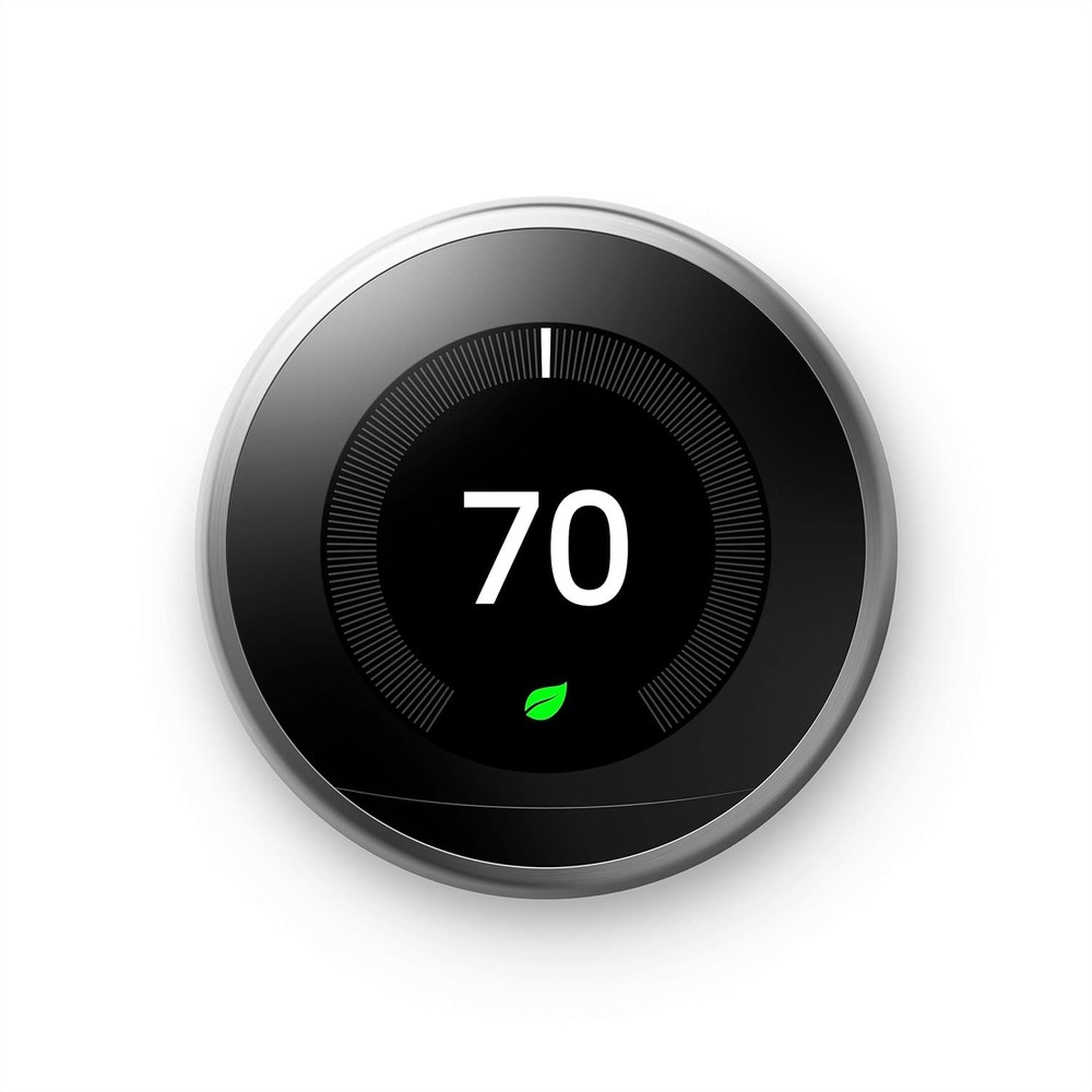 Google - Nest Learning Smart Programmable Wi-Fi Thermostat (3rd Generation) - St