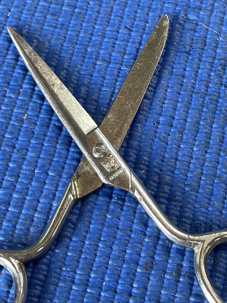 Vintage German Scissors 5” Palm Tree Logo