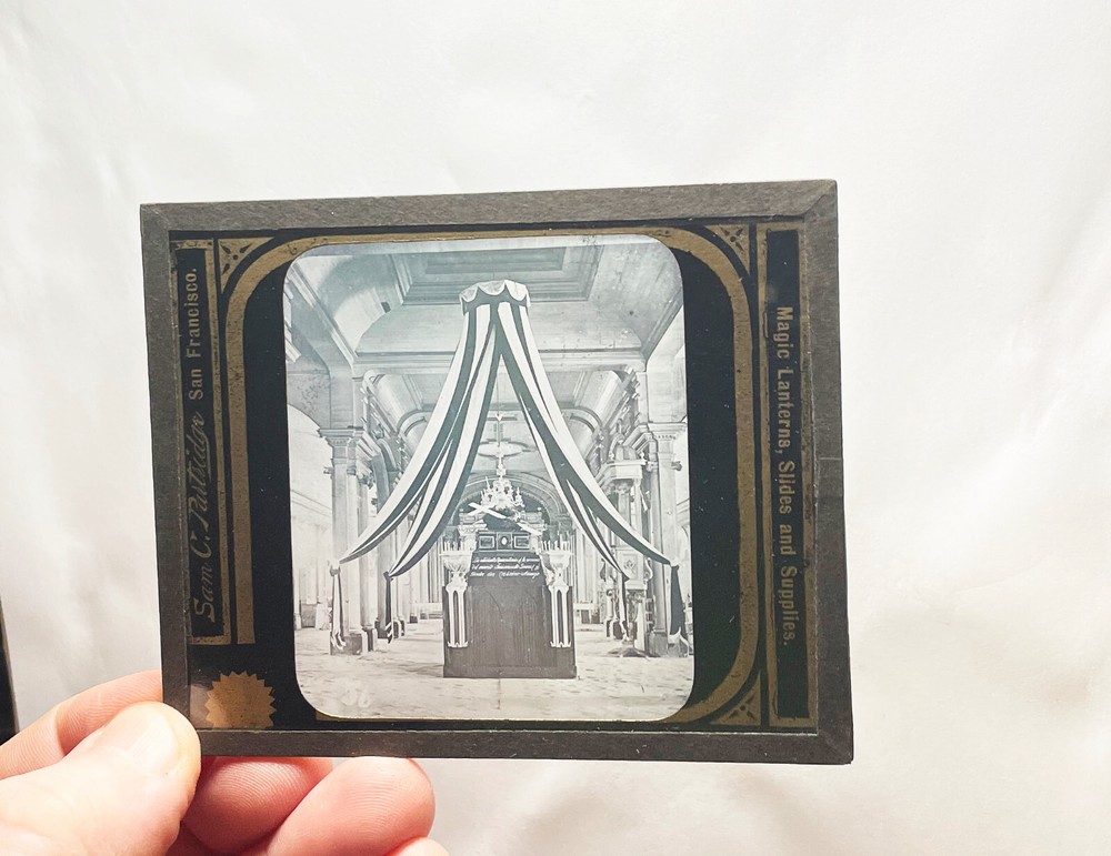 San Francisco CA by Sam Partridge Co. glass slide